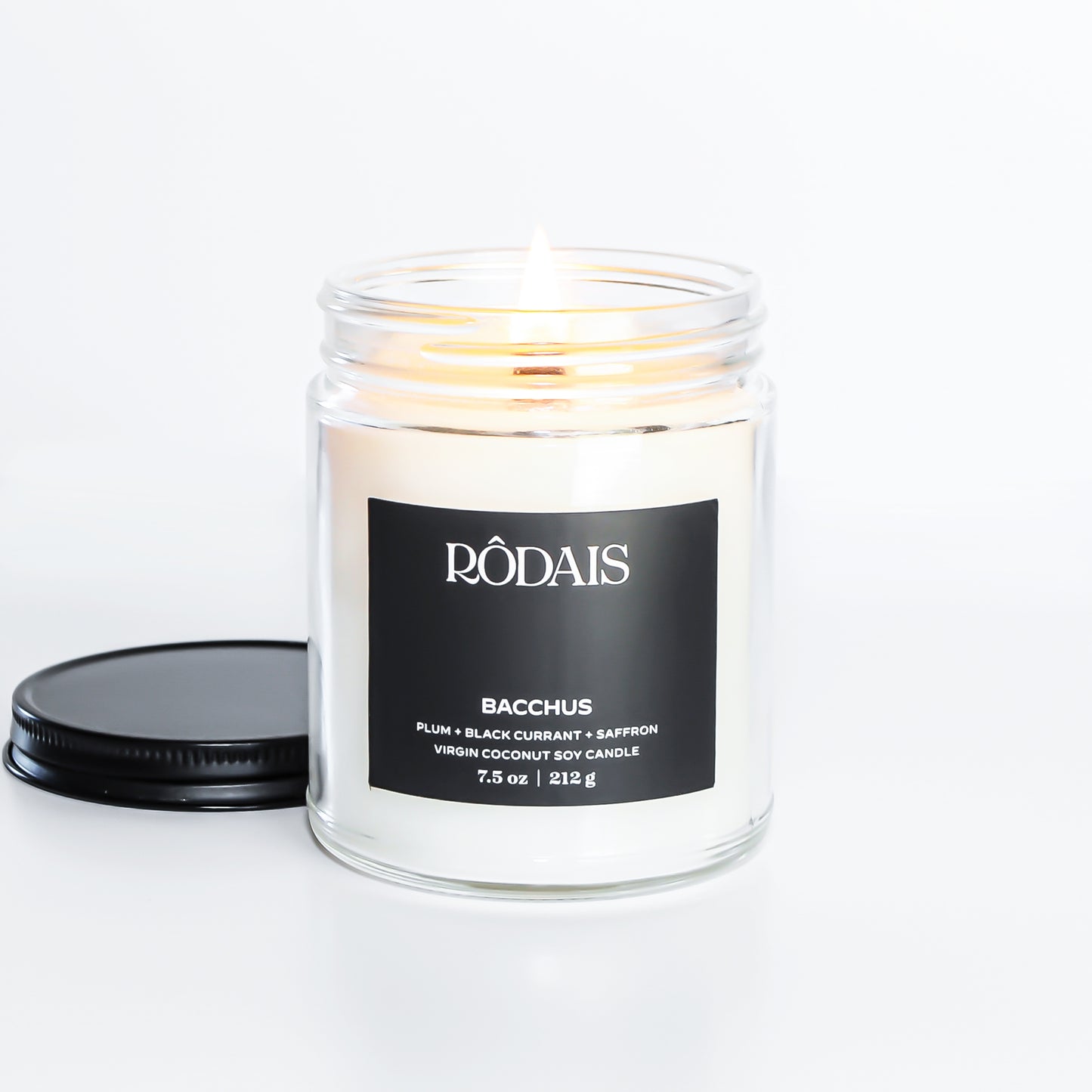 Bacchus: Wooden Wick + Virgin Coco Soy Candle